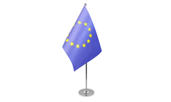 European Union (EU) Satin Table Flag